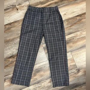 Women’s plaid trousers